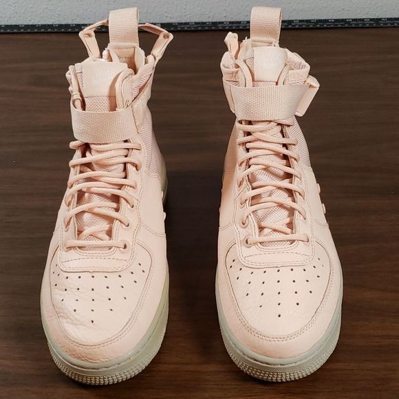 Nike SF Special Forces Air Force 1 Mid Womens Sneakers Shoes 8½ Orange Quartz - Picture 2 of 8